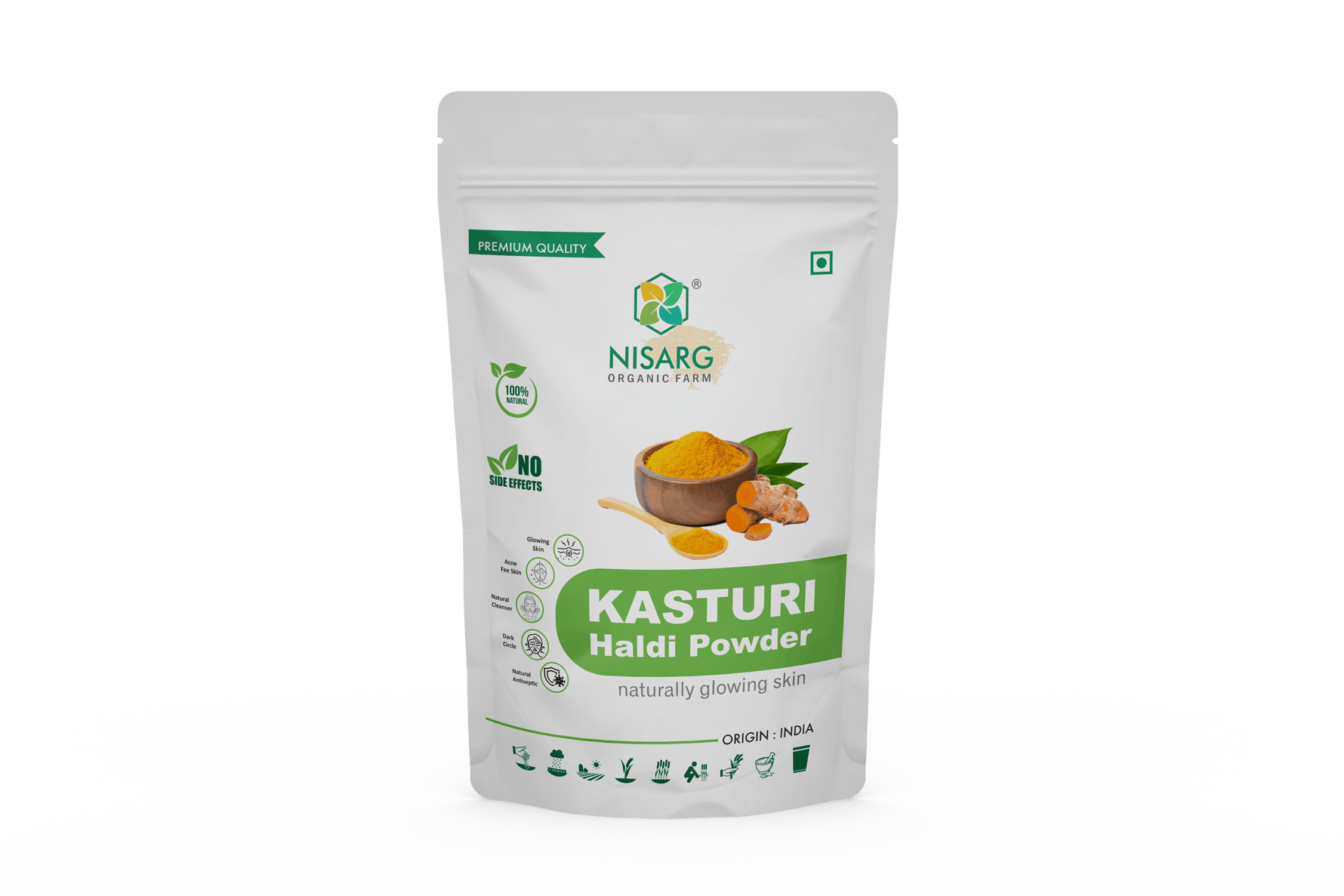 Nisarg Organic Kasturi Haldi Powder