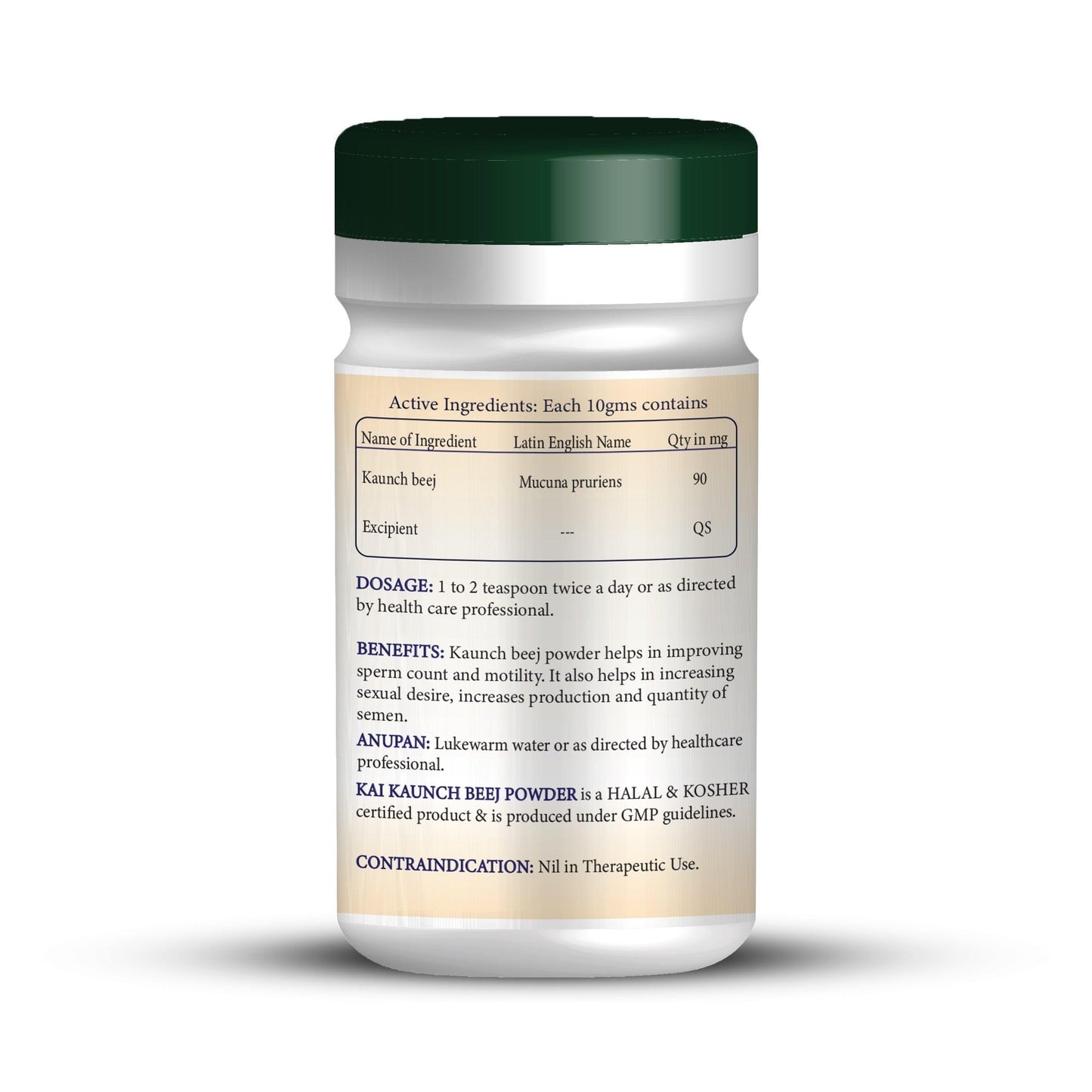 Zenius Kaunch Beej Powder | for Sperm Count - 100G