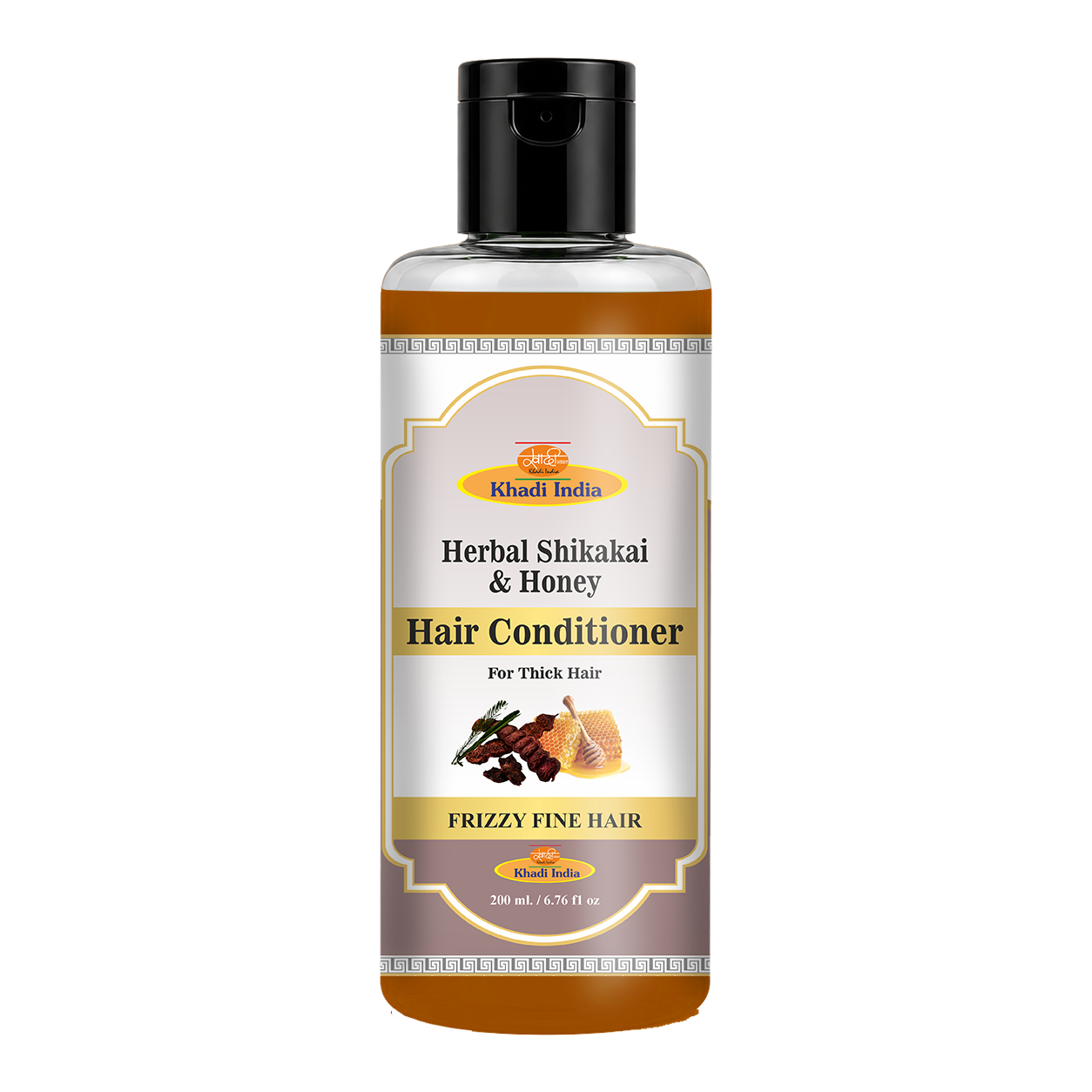 Khadi Care Herbal Shikakai & Honey Hair Conditioner for Frizz Control - 210ml