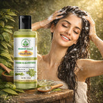 Bhudevam Naturals Khadi Neem & Aloe Vera Shampoo – Reduces Hair Fall & Adds Shine- 210ML