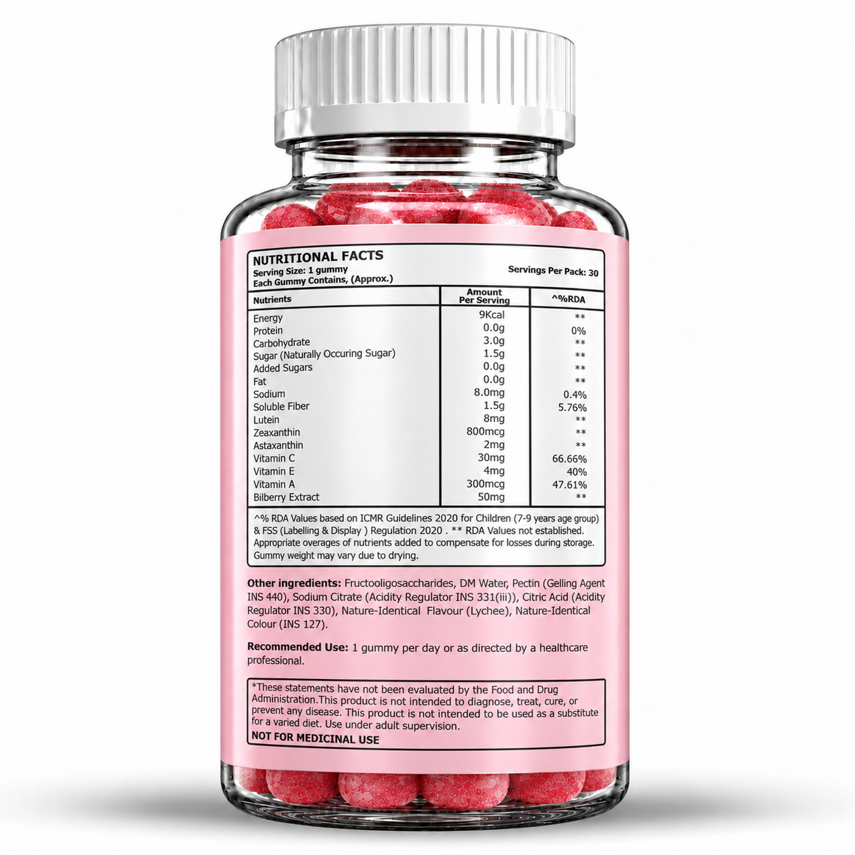 Pure Nutrition Kids' Eye Care+ Gummies – 30 Gummies