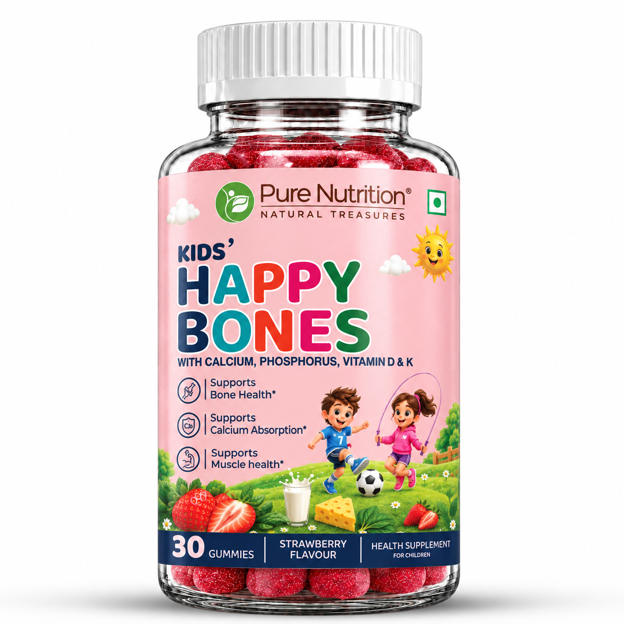 Pure Nutrition Kids' Happy Bones Gummies – 30 Gummies