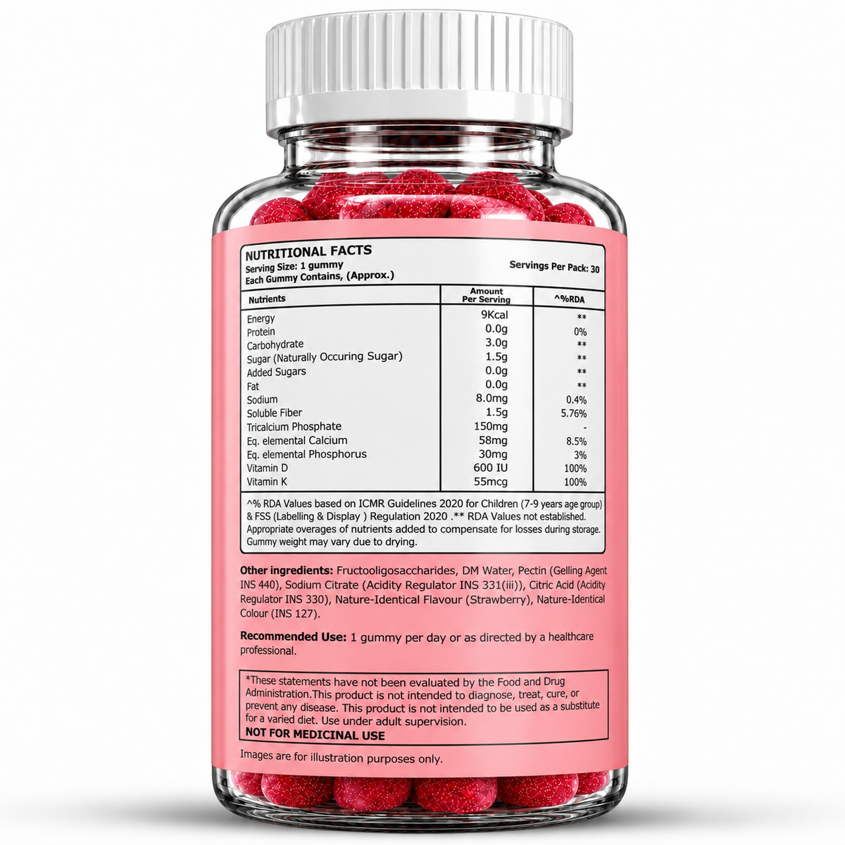 Pure Nutrition Kids' Happy Bones Gummies – 30 Gummies