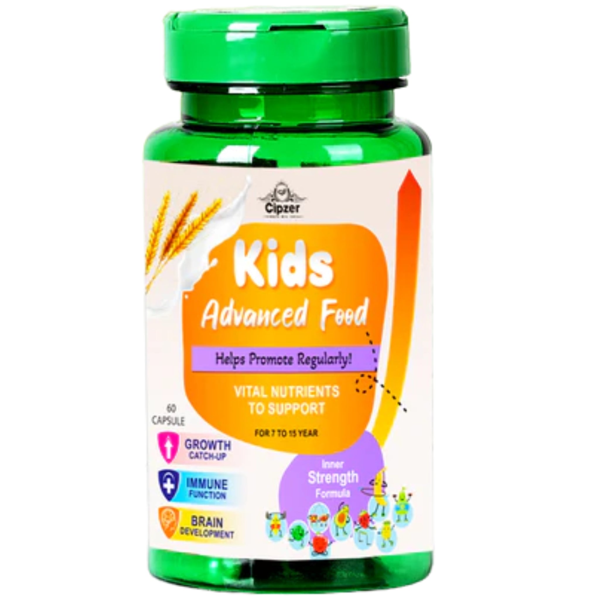Cipzer Kids Advanced Food Capsules (60 Each)