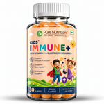 Pure Nutrition Kids' Immune+ Gummies 30 Gummies with Vitamin C and Elderberry for immune support