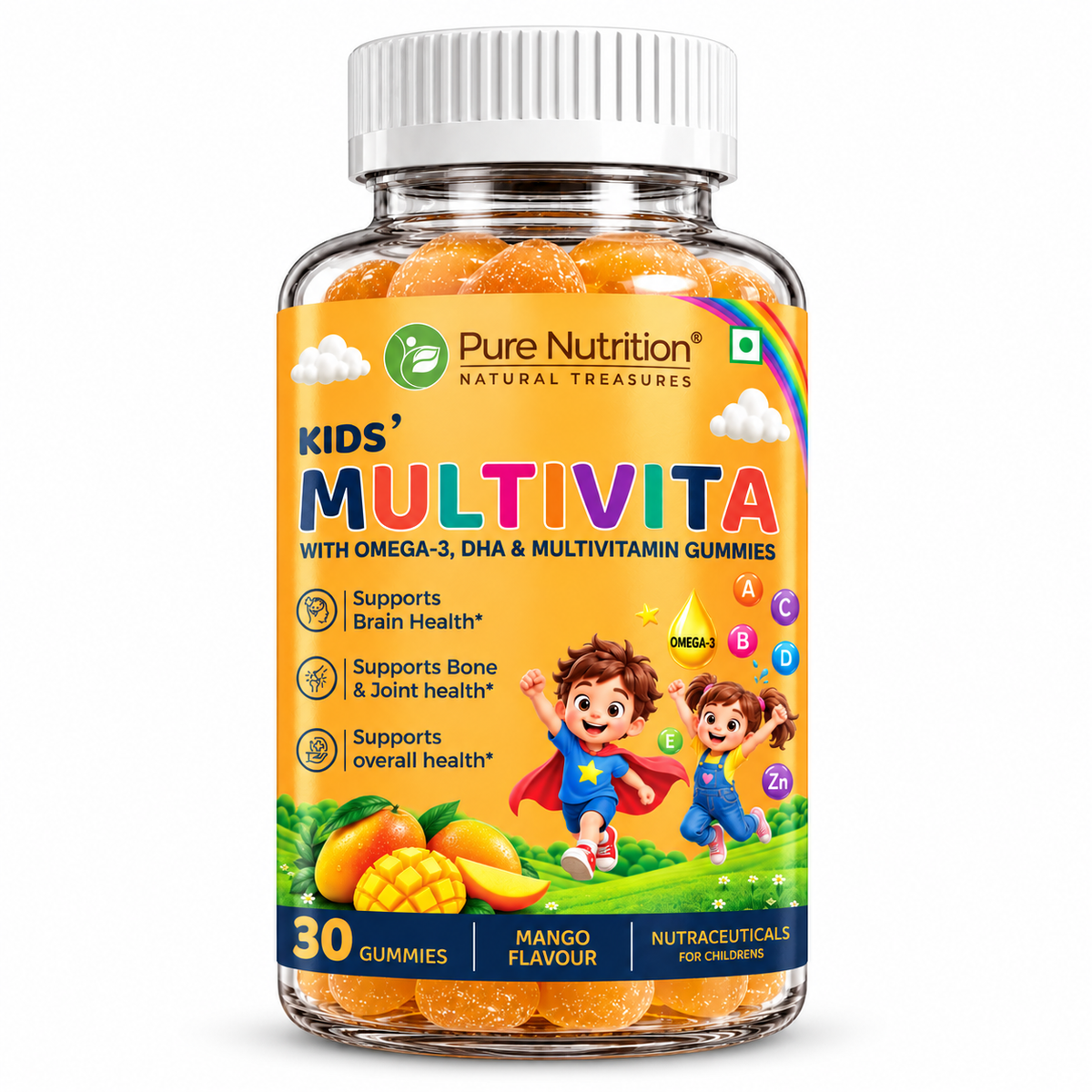 Pure Nutrition Kids' Multivita Gummies – 30 Gummies