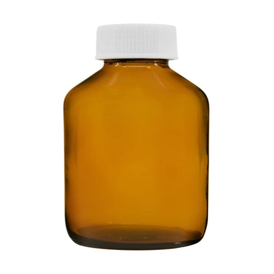 100 ml amber color glass bottle pack of 50 pc colour