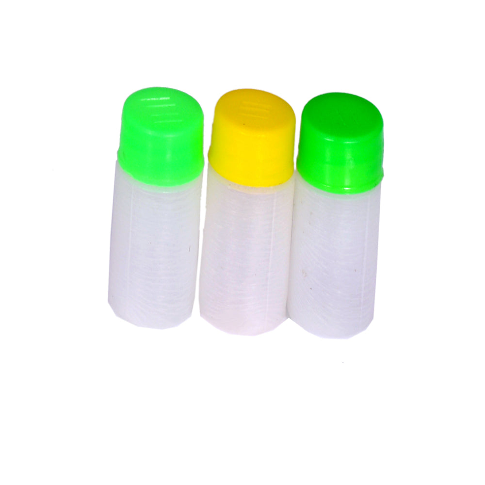 1/2 Dram Soft Plastic Bottle Translucent Pack of 100pc