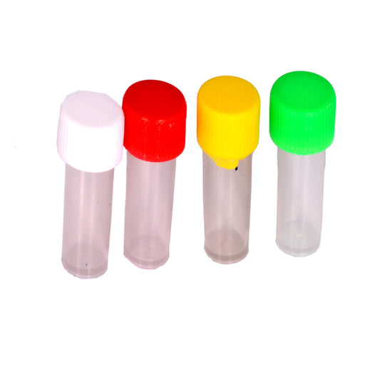 1/2 dram crystal transparent plastic bottle pack of 100pc