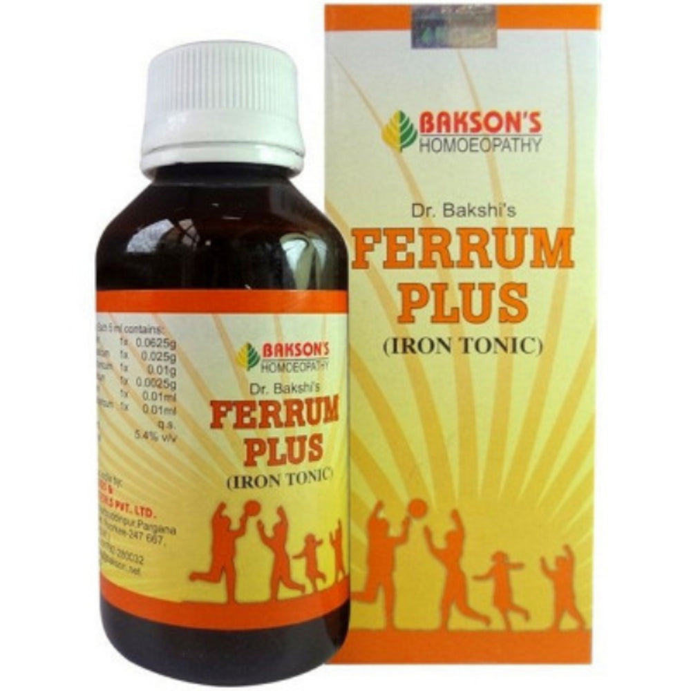 bakson's ferrum plus iron tonic 200 ml