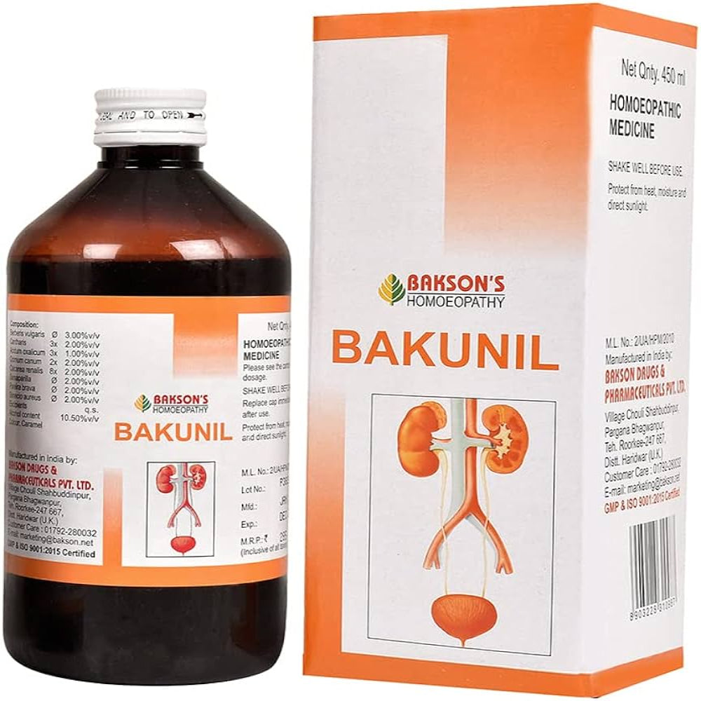 bakson's bakunil syrup 450 ml