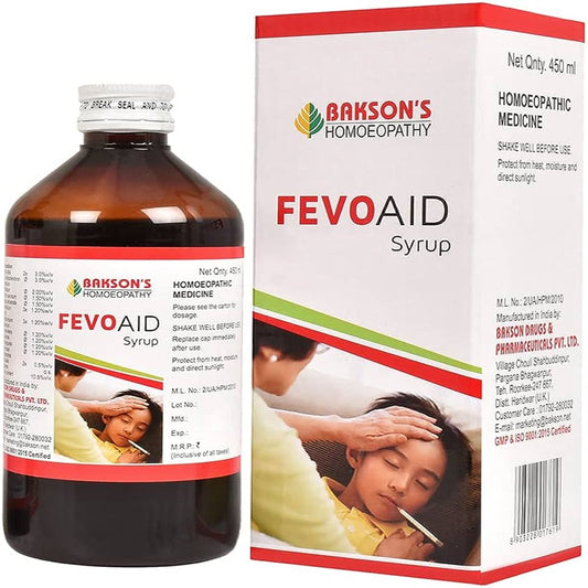 bakson's fevo aid syrup 450 ml