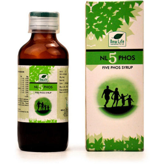 new life 5 phos syp 100ml General Tonic for Weakness, Weak Memory, Fatigue, Exhaustion