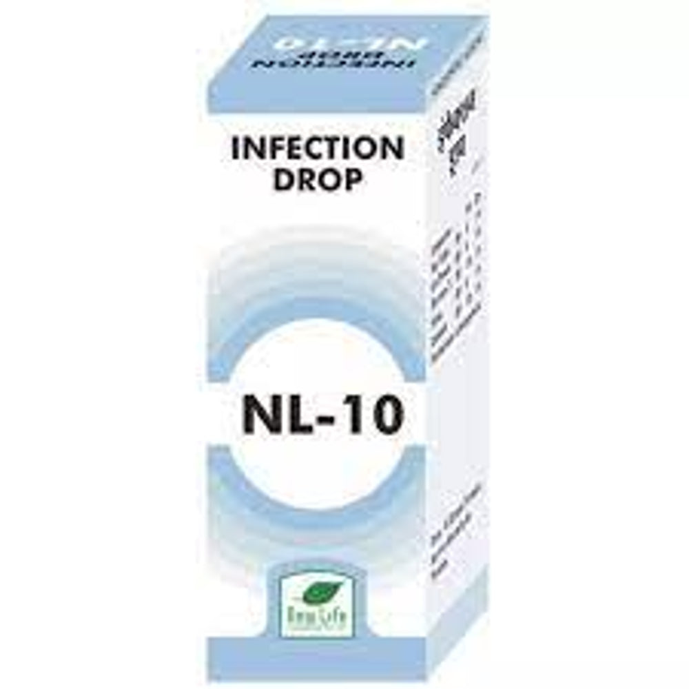 New Life NL 10 Infection Drops 30ml Antiseptic, Helps in Skin Infection, Ulcers, Boils with Discharg