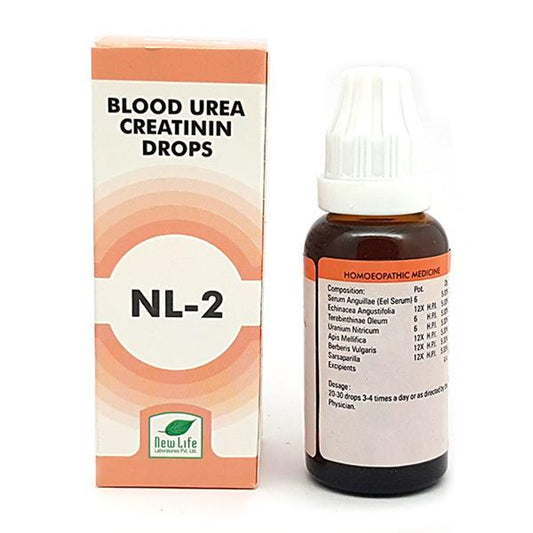 newlife nl 2 no creatinin drop 30ml Maintain Blood Urea and Serum Creatinine Levels, Control Kidney