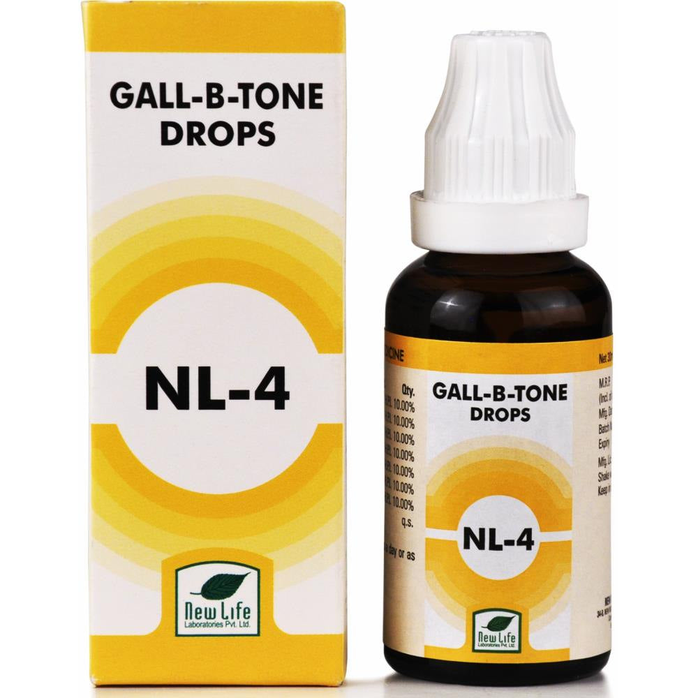 newlife nl 4 no gaal-b-tone drop 30ml For Gall calculi, Enlarged & sore Liver, Appetite loss, Consti