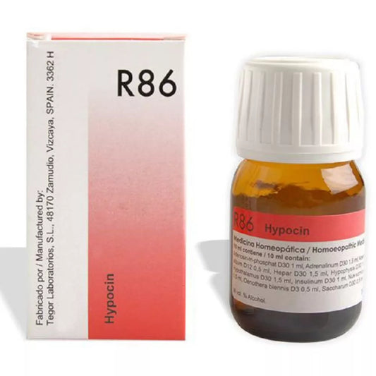 Dr Reckeweg R86 (Hypocin) (30ml) For Depression, Irritability and Exhaustion, regulates blood sugar