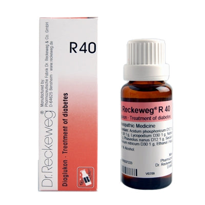 Dr Reckeweg R40 (Diaglukon) (22ml)