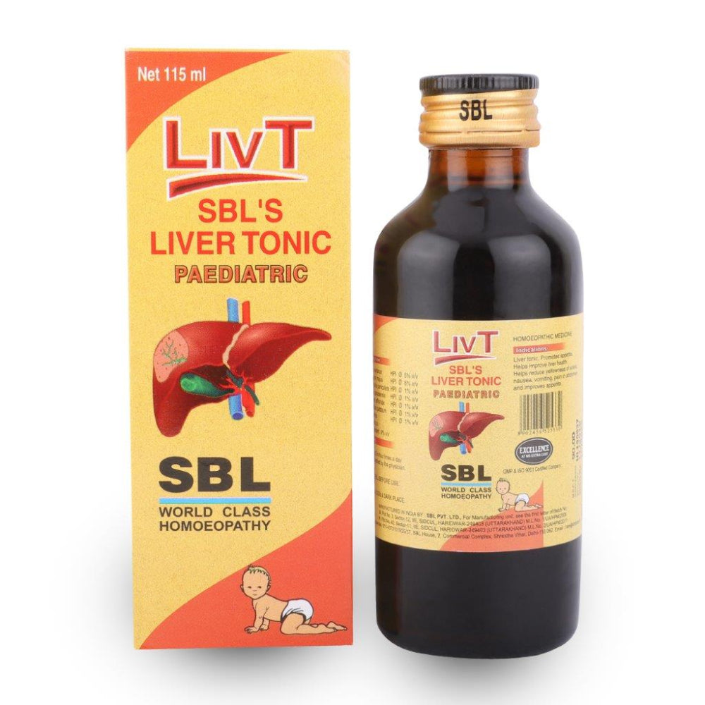 SBL Liv T Syrup Paediatric (180ml) Restore liver function, and combat constipation with our suppleme