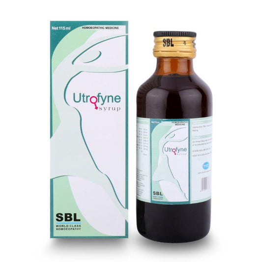 SBL Utrofyne Syrup 500ml Controls Bleeding in Menorrhagia (Excessive Bleeding) with Backache and We