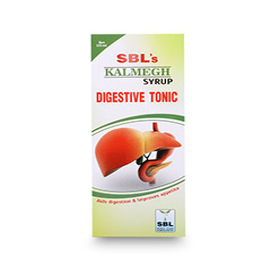 SBL Kalmegh Syrup (115ml) Helps in Enlarged & Fatty Liver, Jaundice, Hepatitis, Acidity, Constipatio