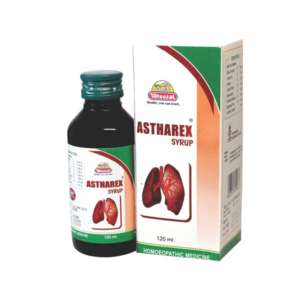 wheezal astharex syp 120ml For Asthma, Bronchitis, Breathing Problems, Spasmodic Cough
