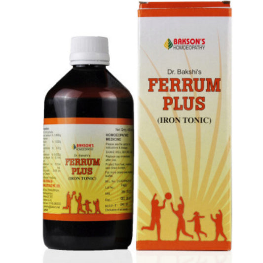bakson's ferrum plus iron tonic 450 ml