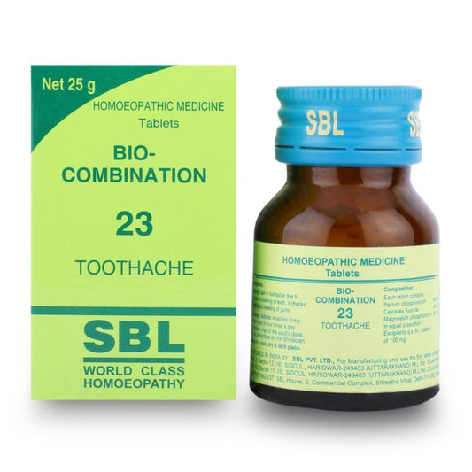 SBL Bio Combination 23 (25g) Toothache, Swelling and Bleeding of Gums, Strengthens teeth