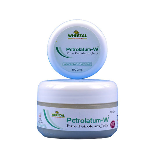 wheezal petrolatum-w petrolatum-w homeopathic skin care jelly with antibacterial neem 50gm