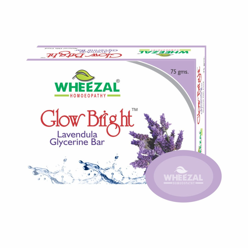 Wheezal Glow Bright Lavendula Glycerine Bar - 75gm