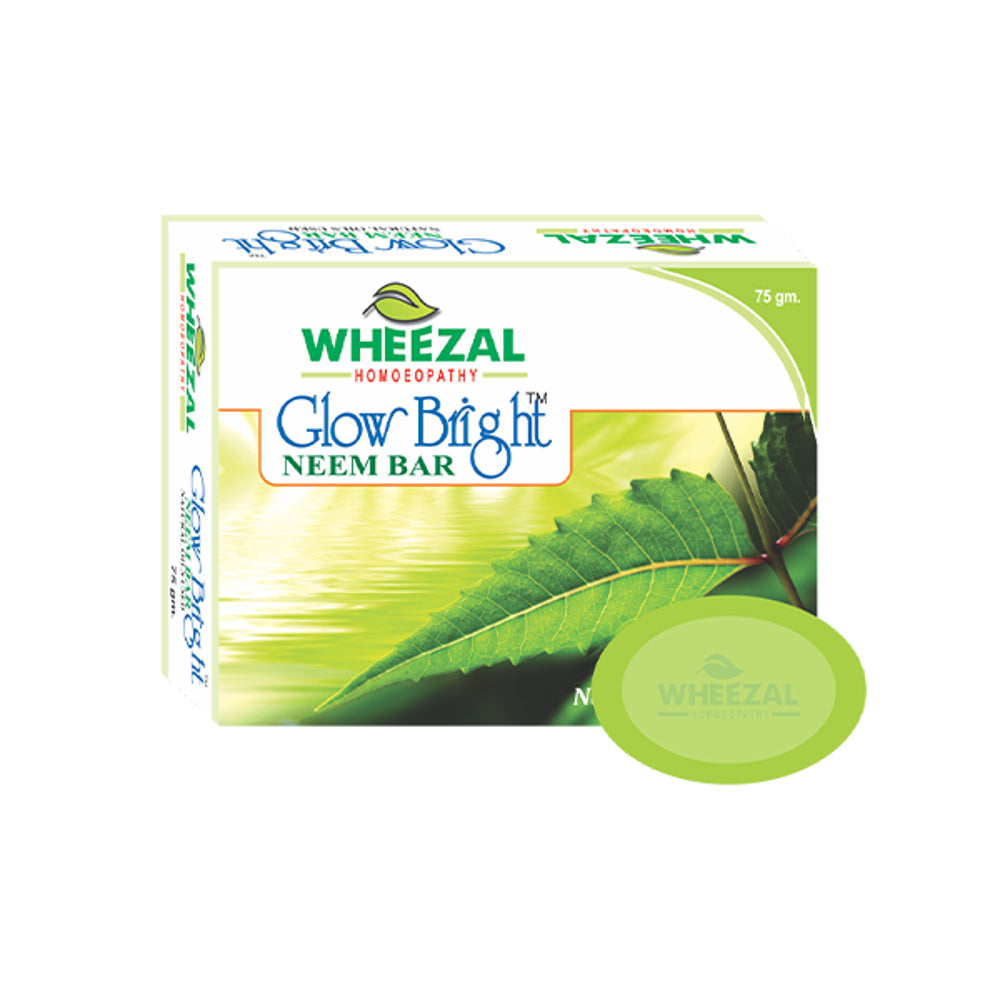 Wheezal Glow Bright Neem Bar - 75gm