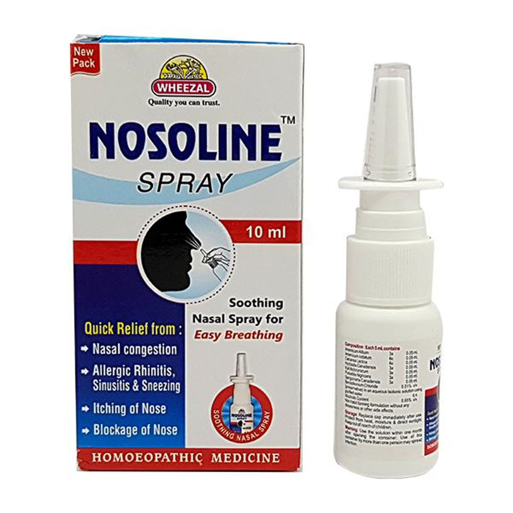 wheezal nosoline nasal spray 10ml