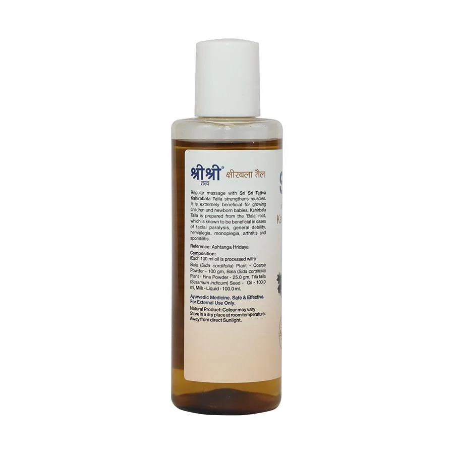 Sri Sri Tattva Kshirabala Taila - Strengthening & Useful for arthritis, 100 ml