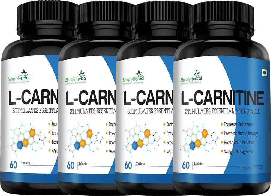 Simply Herbal L-Carnitine 500mg Tablet - 60 Tablets