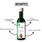 Zenius Heart Care Juice - Herbal Juice for Heart Health, Improved Circulation, and Cardiovascular Support - 500ml Juices
