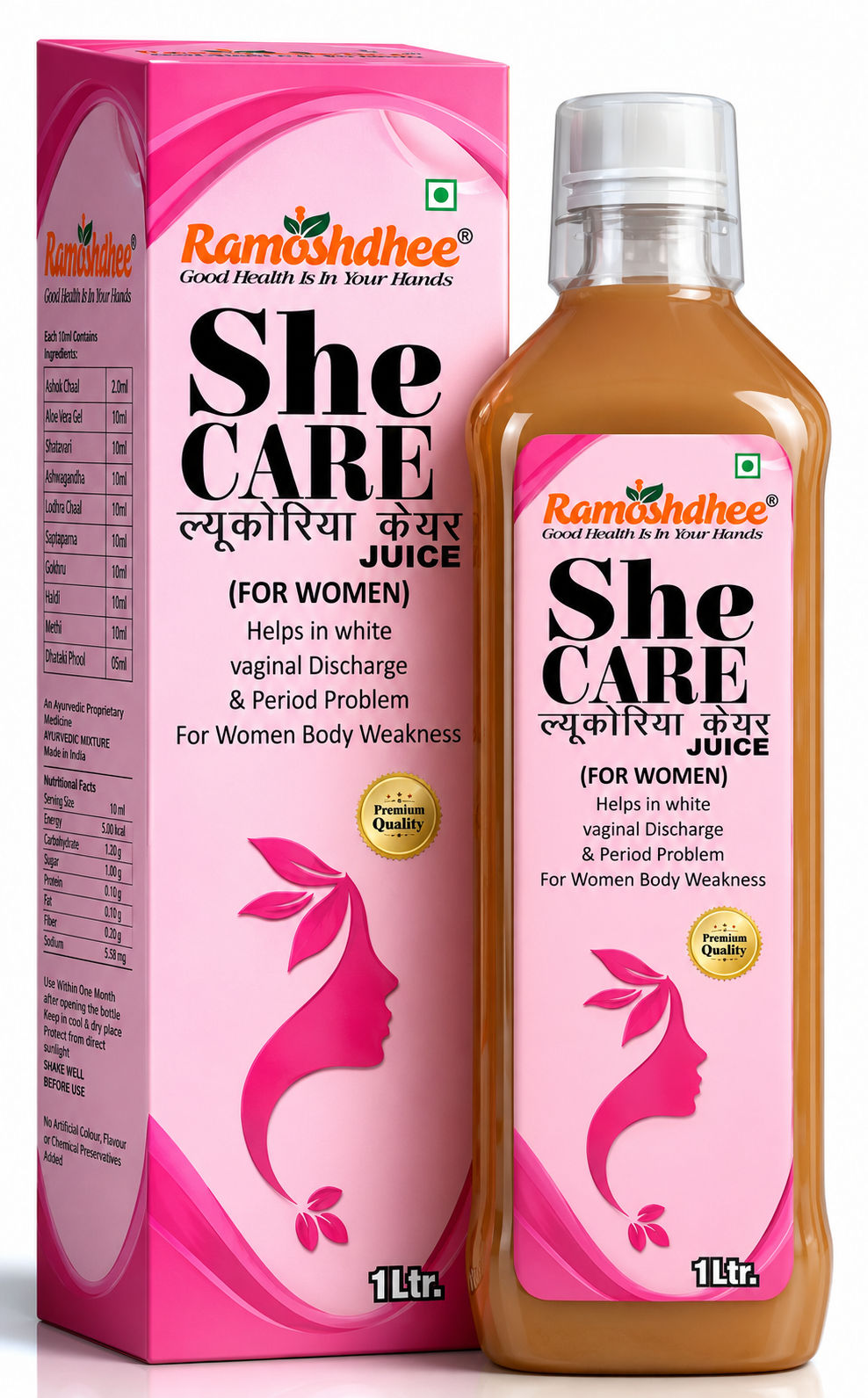 Ramoshdhee Leukorrhea Care Juice 1L