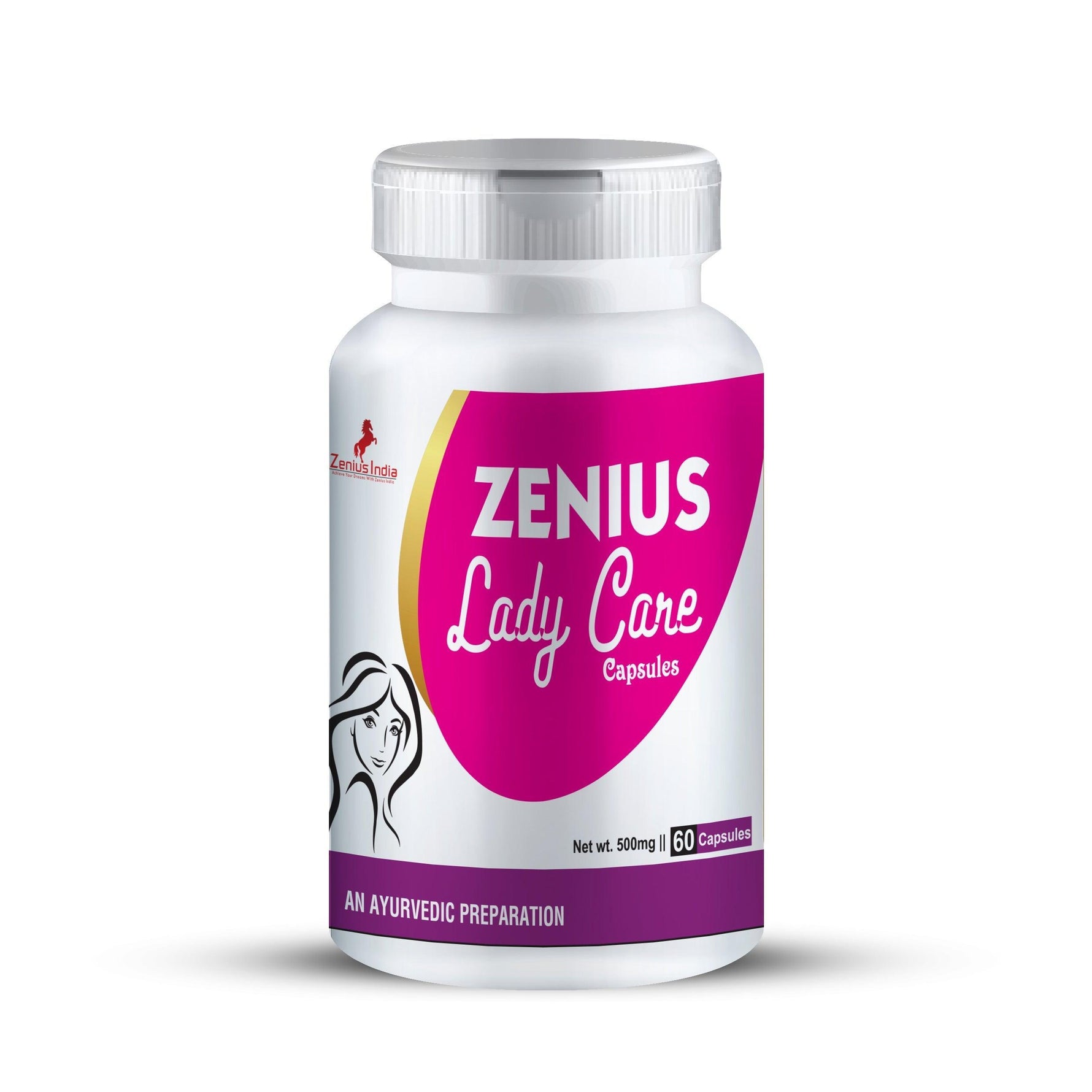 Zenius Lady Care Capsule for Leucorrhoea/White Discharge - 60 Capsules