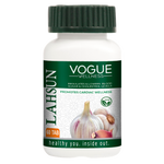 Vogue Wellness Lahsun Tablets | Garlic (Allium Sativum) Extract | Ayurvedic Herbal Supplement for Heart Wellness, Immunity Support, Antioxidant Protection & Daily Vitality | 60 Vegetarian Tablets
