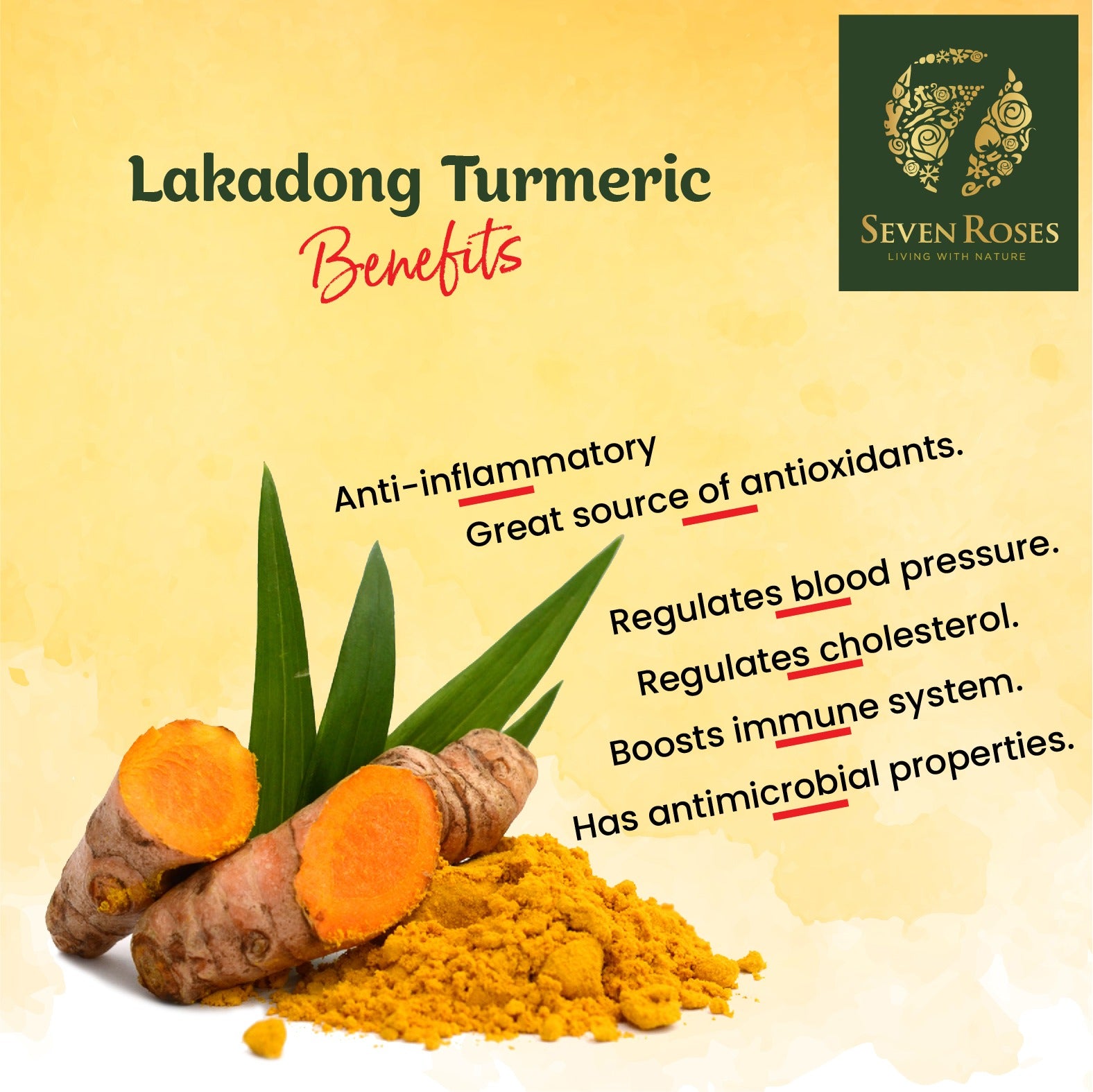 Kerala Naturals High Curcumin Meghalaya Lakadong Turmeric Powder -150 gm -Premium Quality