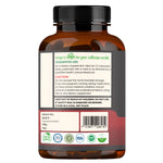 Zespo Lion's Mane 4-in-1 Mushroom Complex 1,200 mg | Lion's Mane, Cordyceps, Reishi & Turkey Tail | Focus, Memory & Energy Support | 60 Vegan Capsules