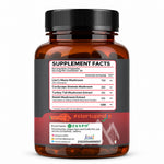 Zespo Lion's Mane 4-in-1 Mushroom Complex 1,200 mg | Lion's Mane, Cordyceps, Reishi & Turkey Tail | Focus, Memory & Energy Support | 60 Vegan Capsules
