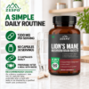 Zespo Lion's Mane Mushroom 1,200 mg – 60 Vegan Capsules
