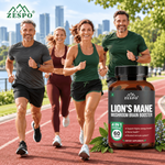 Zespo Lion's Mane Mushroom 1,200 mg – 60 Vegan Capsules