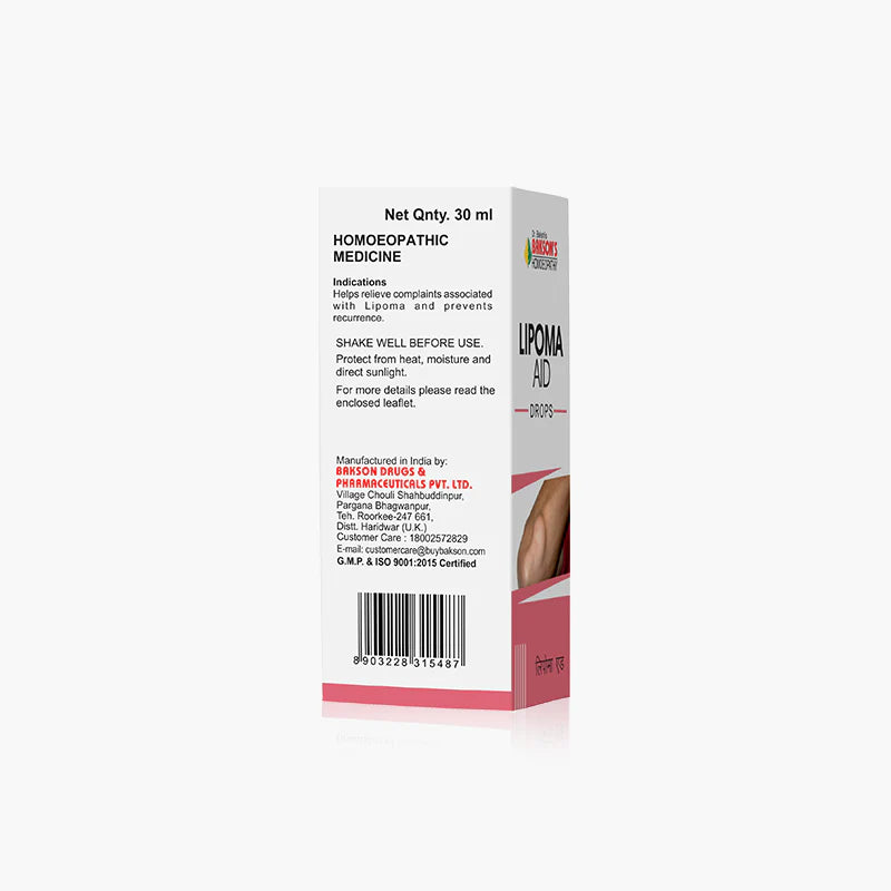 Bakson Lipoma Aid Drops - 30ml