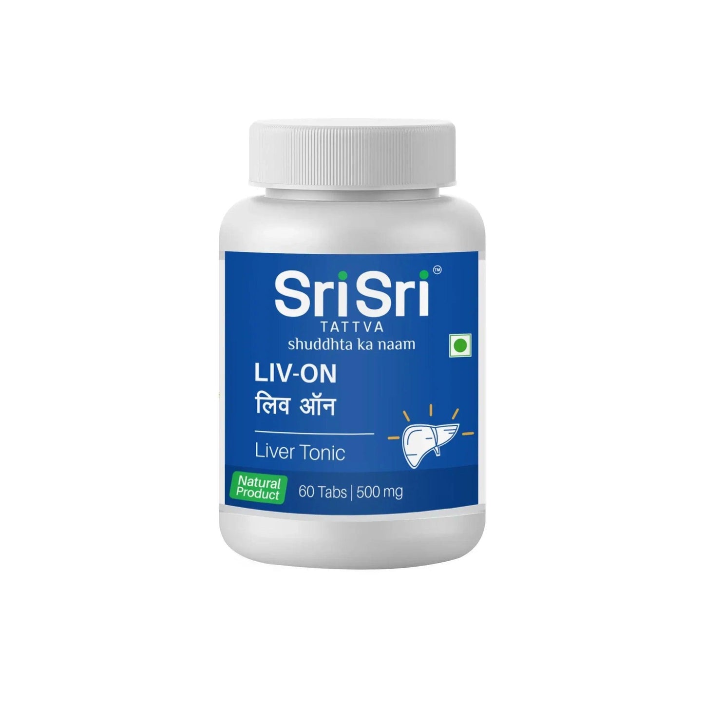Sri Sri Tattva Liv-ON Tablet - 500mg - 60 Tablet - Pack of 2