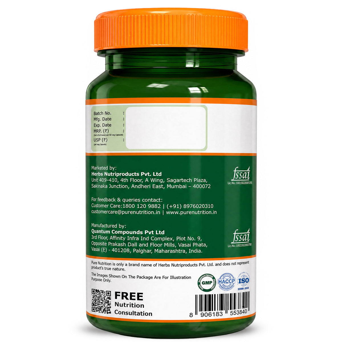 Pure Nutrition Lycopene 3000 mcg – 60 Plant-Based Vegetarian Capsules |Strong Antioxidant Blend Supporting Skin, Hair, Heart, Prostate & Daily Cellular Wellbeing