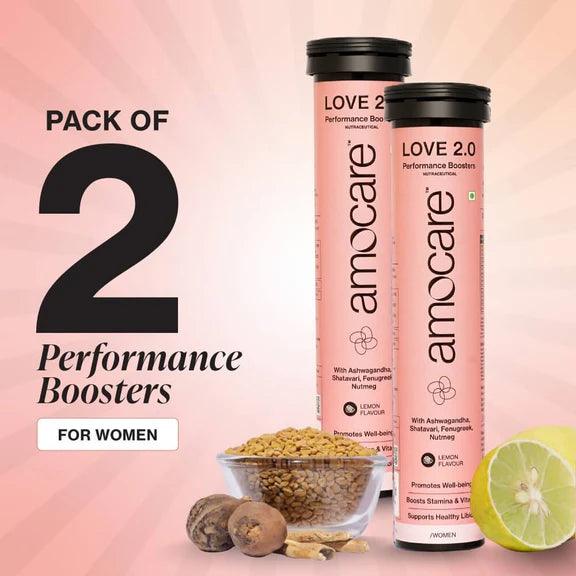Amocare Love 2.0 Effervescent Tablet Lemon - 20 Tablets