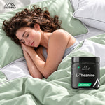 Zespo L-Theanine 200 mg | Green Tea Amino Acid | Calm Focus, Relaxation & Mental Clarity Support | 90 Vegan Capsules