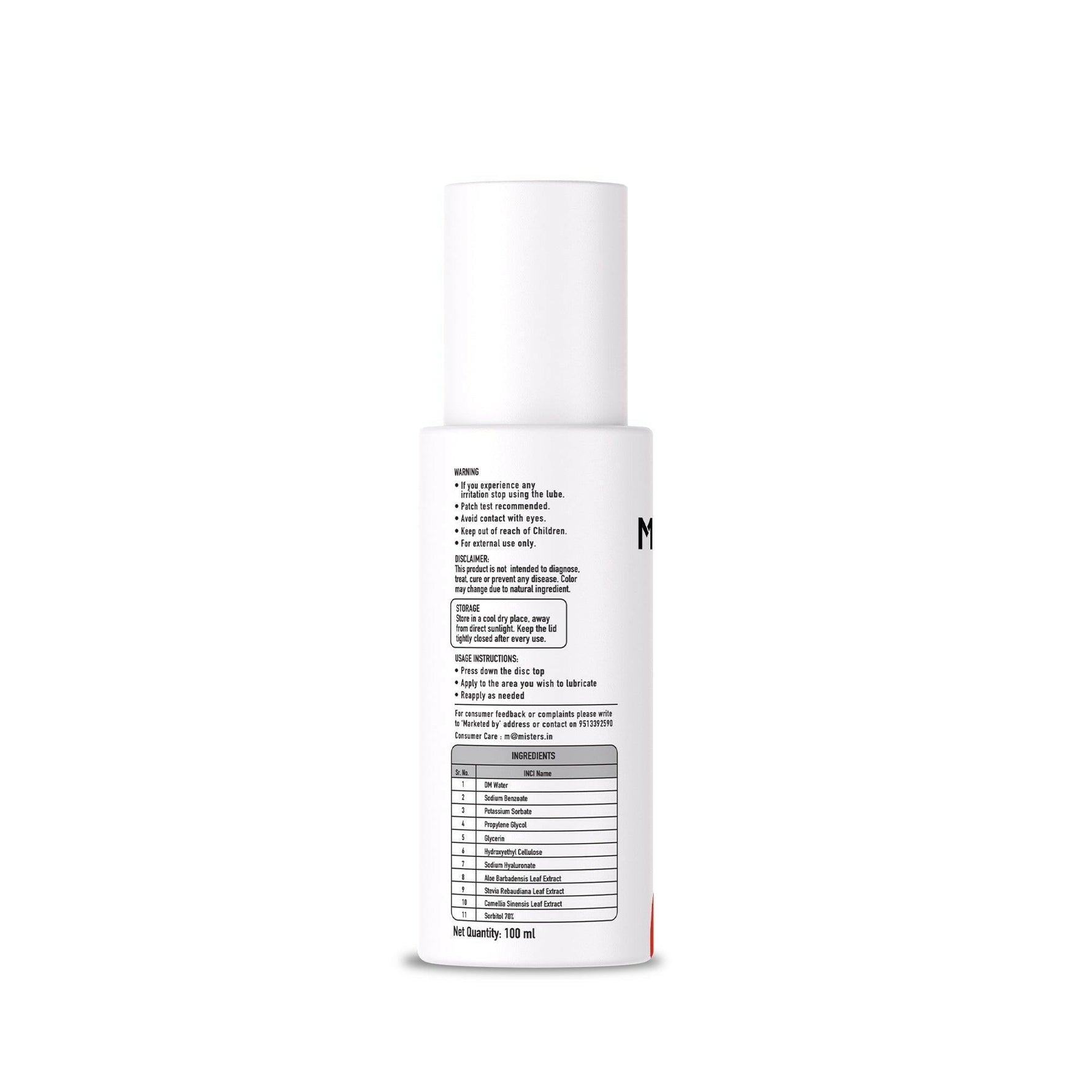 Misters Intimate Lube for Men - 100ml