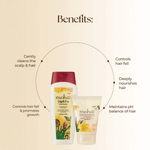 Moha Lustrous Locks Combo (Sulfate-Free Shampoo + Herbal Conditioner)